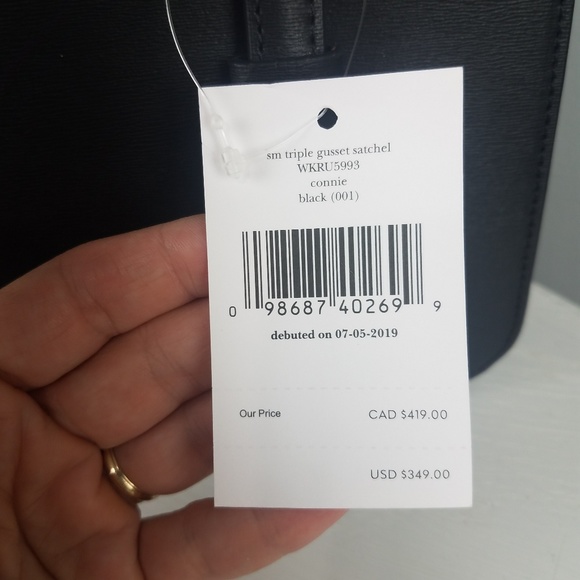 NWT Kate Spade Connie Small Triple Gusset Satchel - Picture 5 of 8